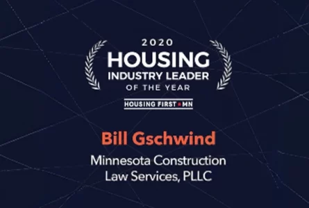 Bill Gschwind Honored as 2020 Housing Industry Leader of the Year