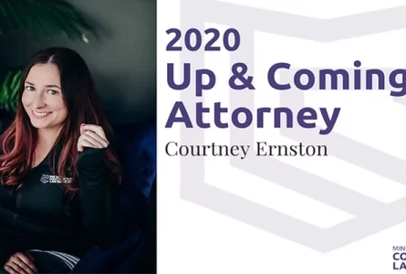Minnesota Construction Law Services Attorney, Courtney Ernston, Named a 2020 Up & Coming Attorney