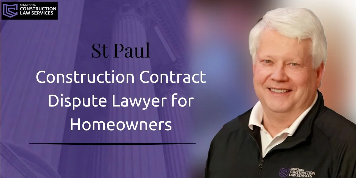 st paul construction contract dispute lawyer for homeowners